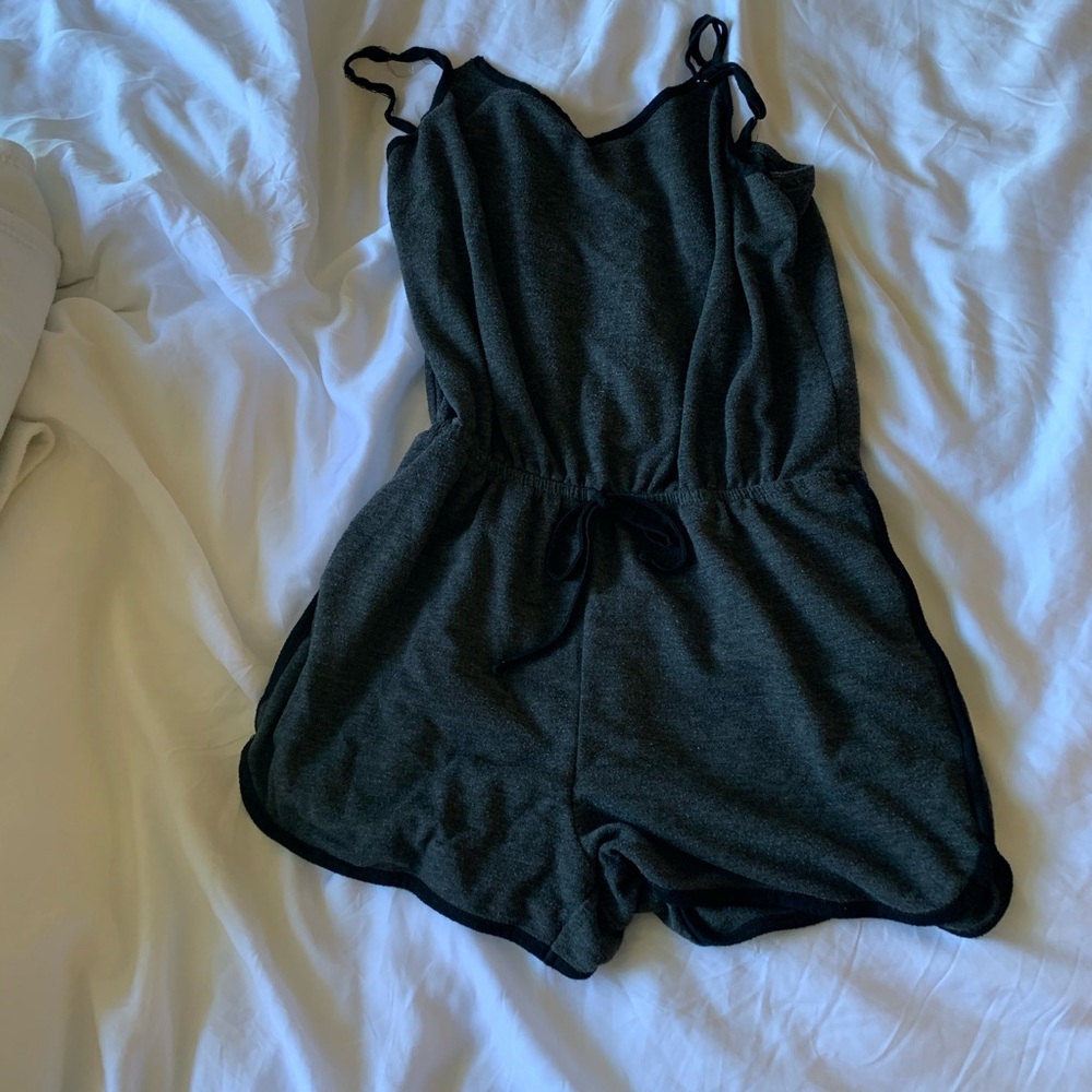 grey romper
